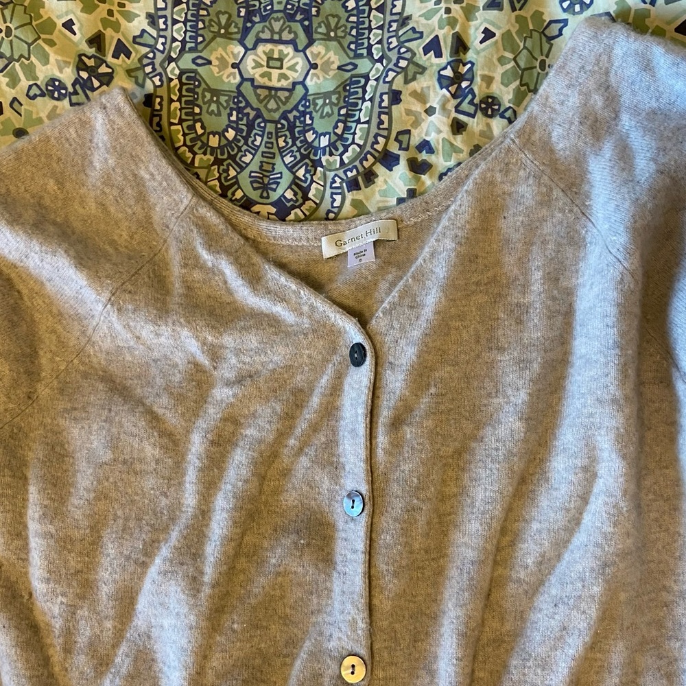Garnet Hill Cashmere Cardigan